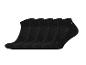 Set aus 5 Paar schwarzen niedrigen Sportsocken
