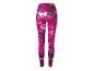 Damen-Leggings mit pink-schwarzem Marmormuster