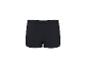 Schwarze Herren-Boxershorts, Rückansicht.