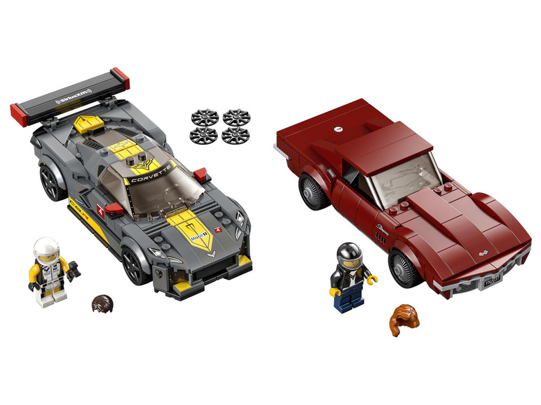 Gehe zu Vollbildansicht: LEGO® Speed Champions 76903 »Chevrolet Corvette C8.R und 1969 Chevrolet Corvette« - Bild 6