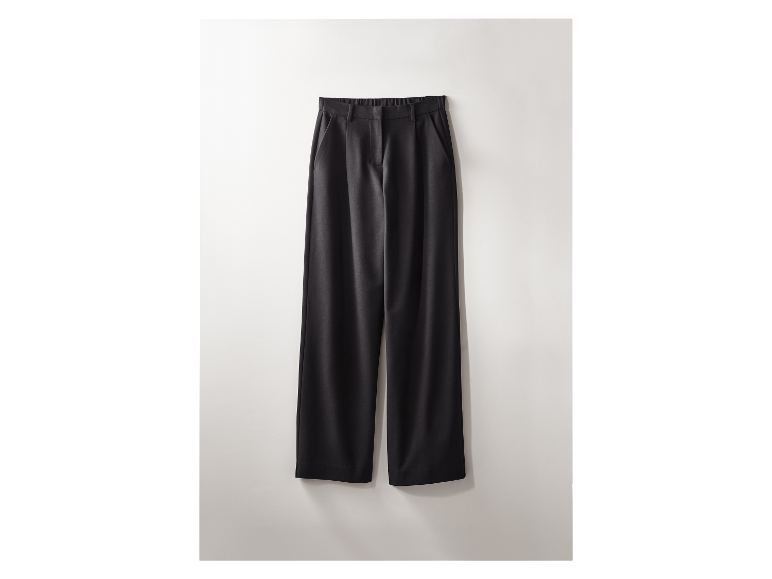 ESMARA® Damen Premium-Flanellhose in Schwarz.