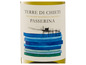Eine Flasche Weißwein mit der Bezeichnung 'Terre di Chieti' und 'Passerina'
