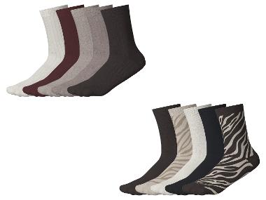 ESMARA® Damen Gerippte Socken / Socken, 5 Stück