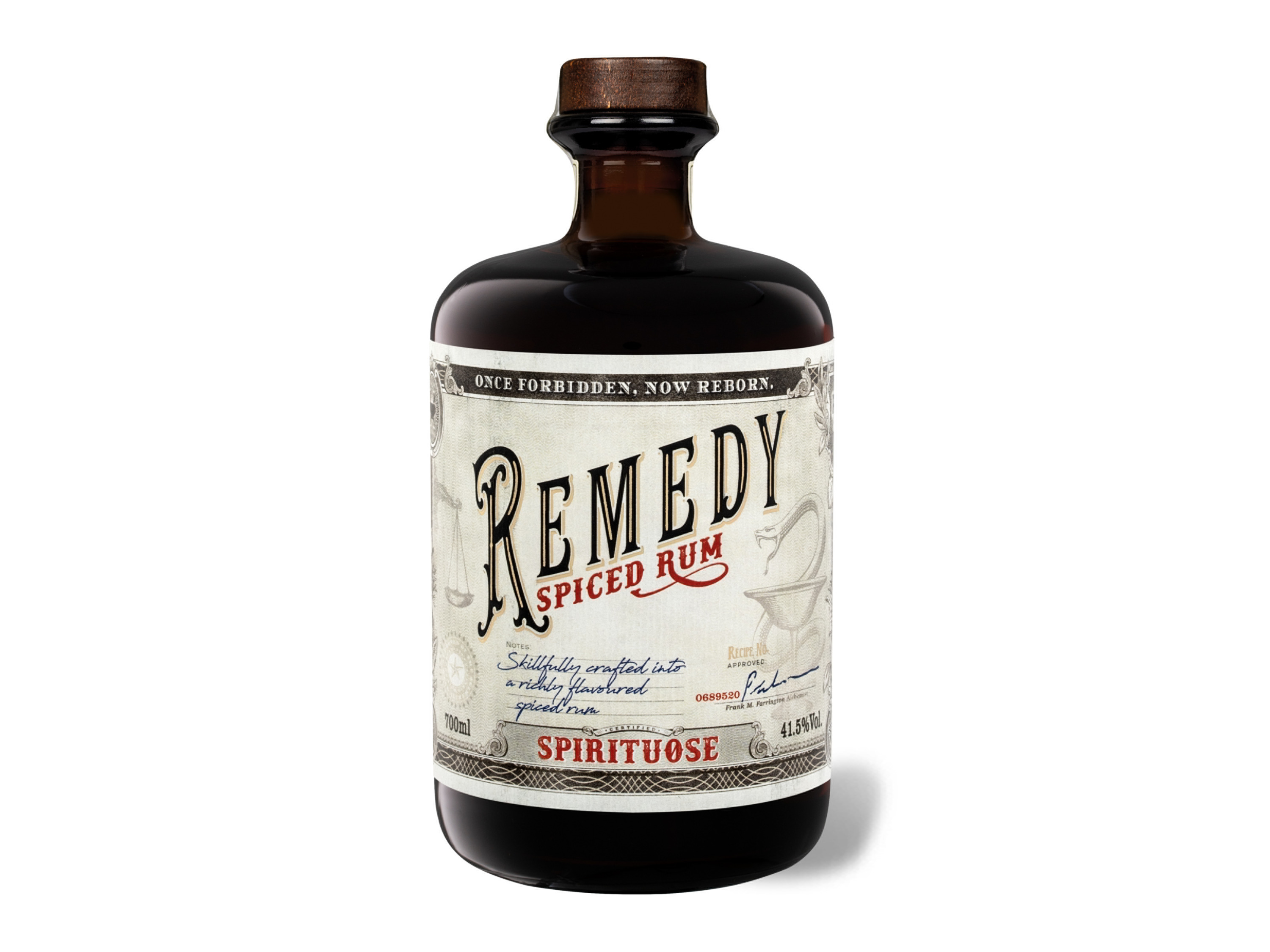 REMEDY Spiced Rum (Rum-Basis) 41,5% Vol""