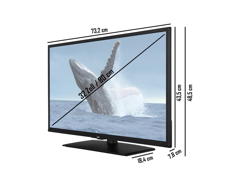 Gehe zu Vollbildansicht: JVC LT-32VF5156 32 Zoll Fernseher/Smart TV Full HD, HDR, Triple-Tuner, Bluetooth - Bild 3