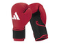 Rote Adidas Boxhandschuhe mit schwarzen Mesh-Einsätzen