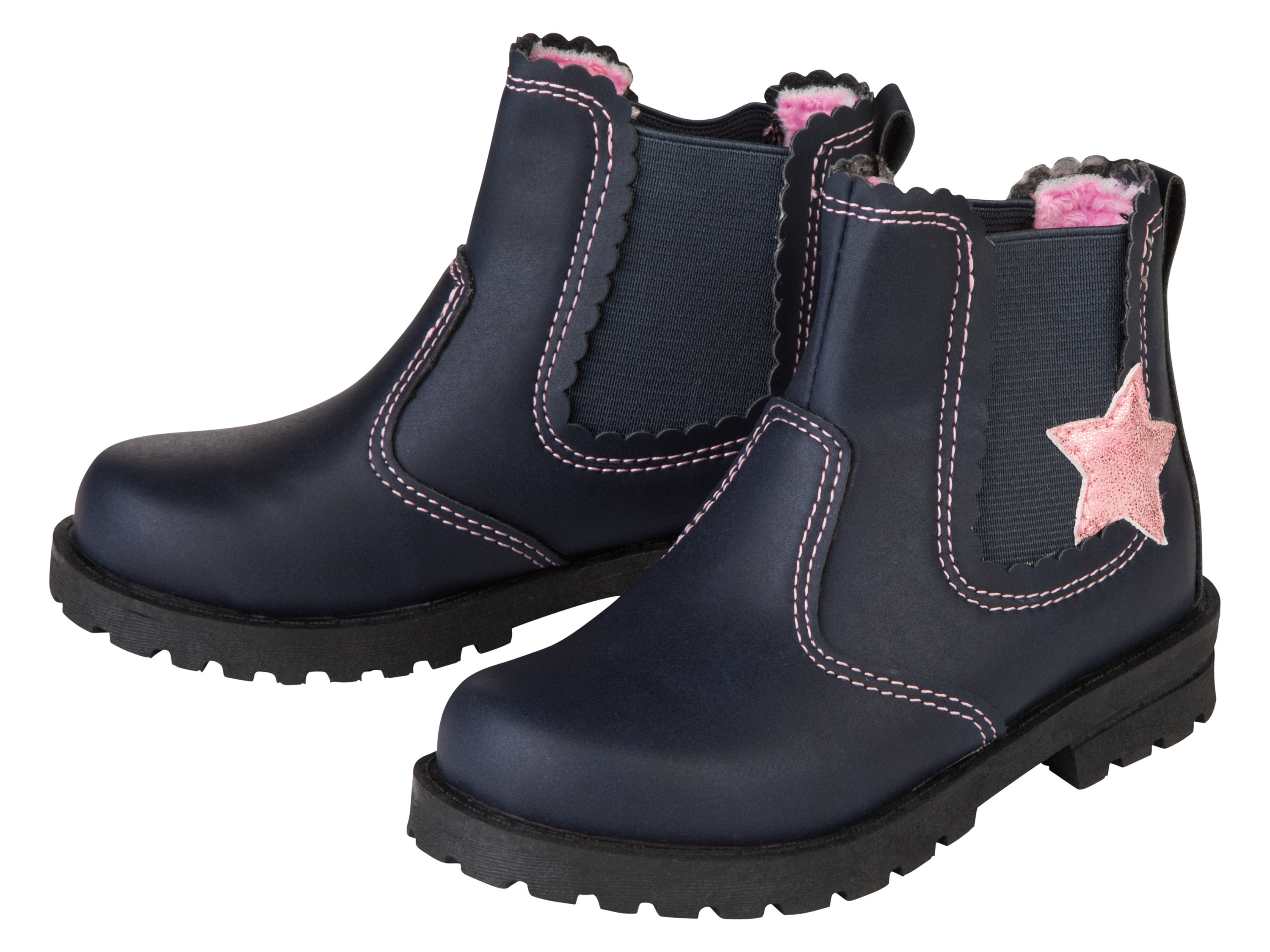 lupilu® Kleinkinder Mädchen Stiefel mit Warmfutter (navy, 25) | 04335814055820