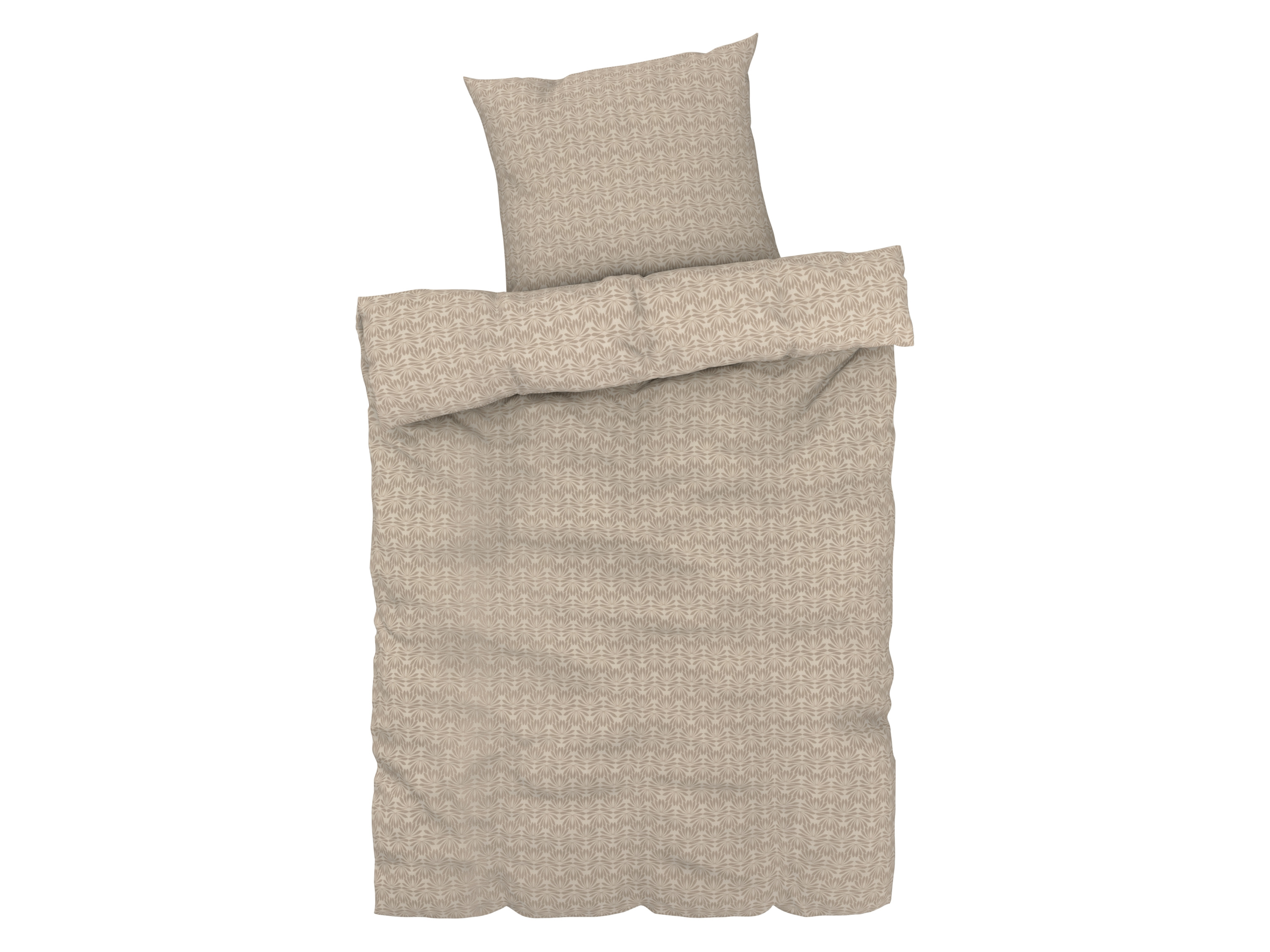 LIVARNO home Bettwäsche CVC Renforcé, 135×200 cm (Ornament beige)““ | Ornament beige, Ornament grün Wendebettwäsche: Floral grün/beige Flächengewicht: 90 g/m² Fadendichte: 128 Pflegehinweis: waschen bei max. 60 °C nicht bleichen schonende Trocknung im Wäschetrockner bei max. 60 °C bügeln bis 150 °C Stufe 2. Dampfbügeleisen kann verwendet werden nicht trockenreinigen Lieferumfang: 1x Bettdeckenbezug, 1x Kopfkissenbezug Oeko-Tex® Made IN Green Labelnummer: M27Mgm9V6 Hohenstein Htti Das unabhängige Label Oeko-Tex® Made IN Green ermöglicht ein über die Lieferkette nachverfolgbares Produktlabel für alle Arten von Textilien. Es gibt dir die Gewissheit, dass das Textilprodukt unter folgenden Aspekten produziert wurde: Produkt- und Verbrauchersicherheit durch Prüfung auf Schadstoffe Umweltverantwortung bei Prozessen und Beschaffung durch Optimierung des Chemikalienmanagements und der Abwasserqualität Soziale Verantwortung durch faire Löhne