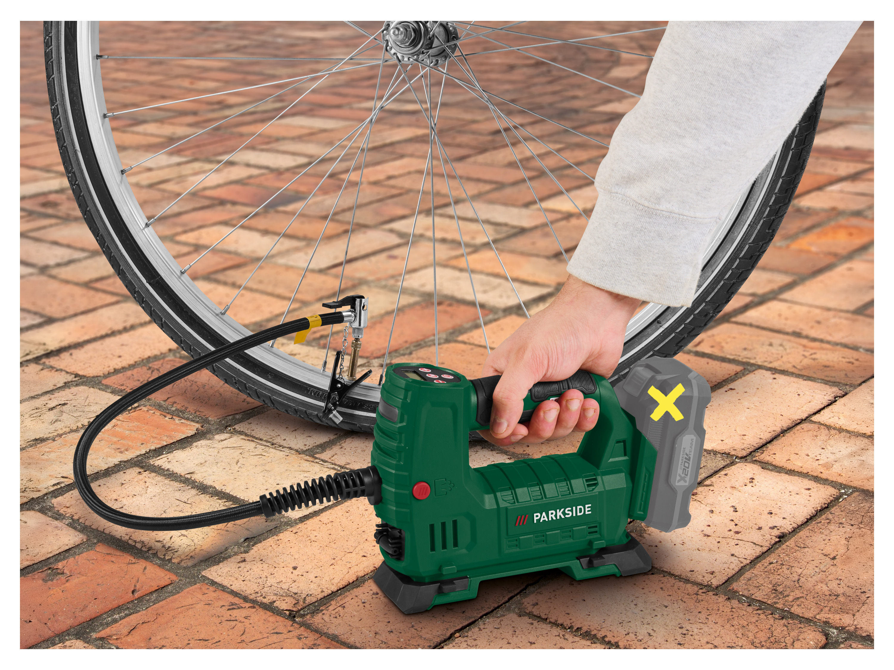 Thumbnail - PARKSIDE® 20 V Akku-Kompressor »PAKT 20-Li A1«, ohne Akku und Ladegerät