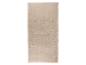 Beige Badetuch mit weicher Textur.
