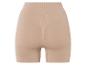Beige, nahtlose Shape-Shorts.