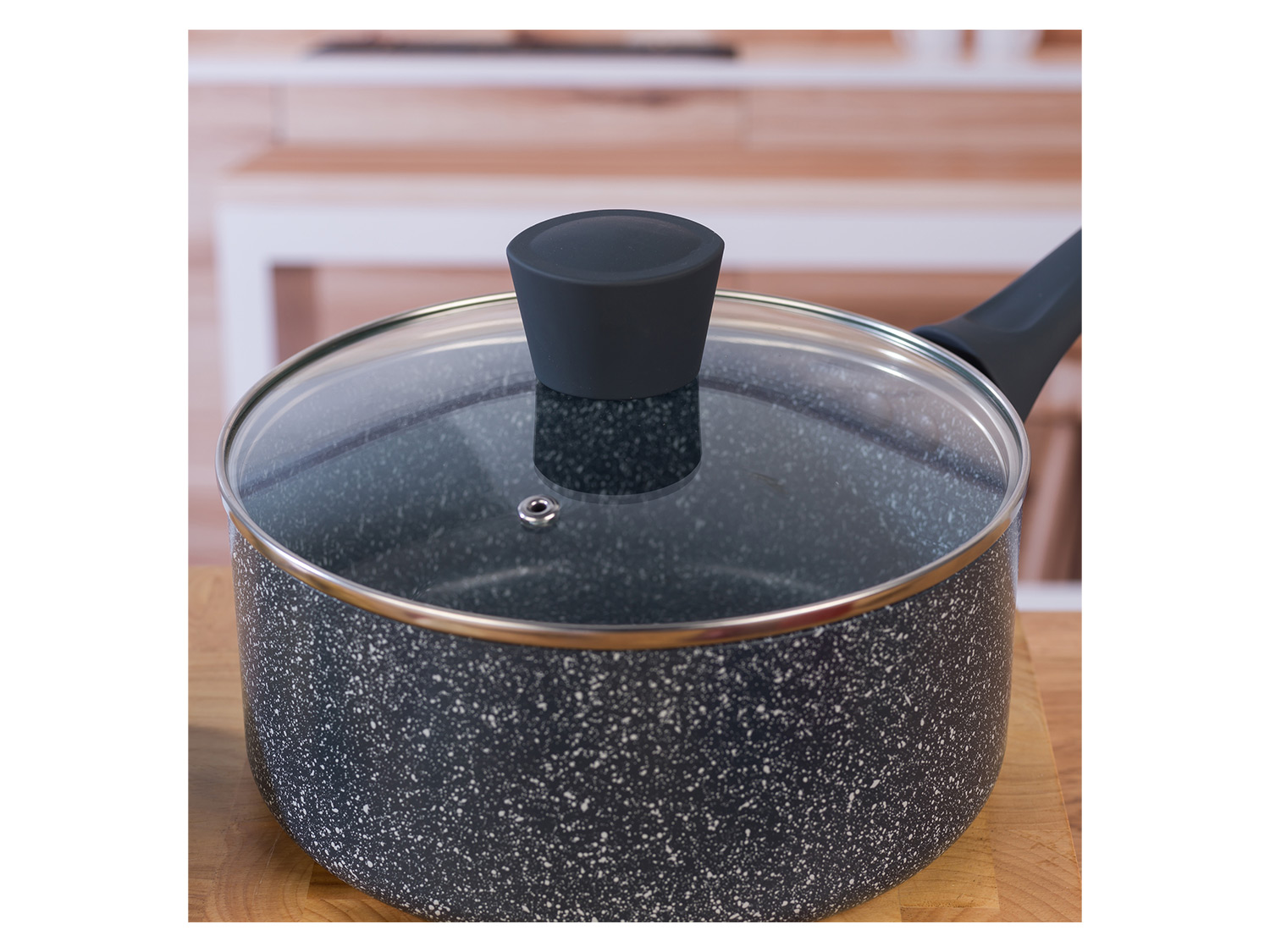 Thumbnail - Russell Hobbs Aluminium Nightfall Collection Blue Marble (Stielkasserolle, 20cm)