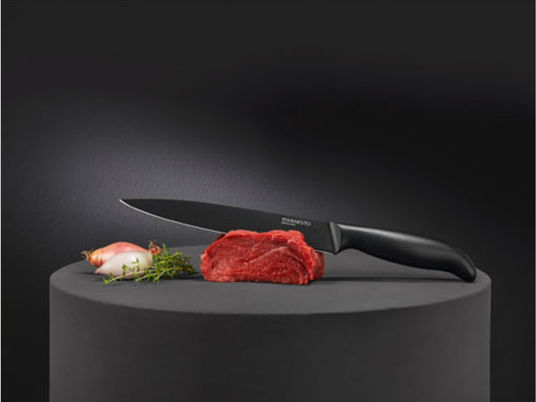Gehe zu Vollbildansicht: ERNESTO® Edelstahl Messer, mit ergonomischem Griff - Bild 6