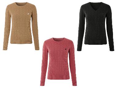 esmara® x Grand Polo Damen Strickpullover, mit Baumwolle