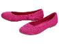 Fuchsiafarbene Damen-Ballerinas