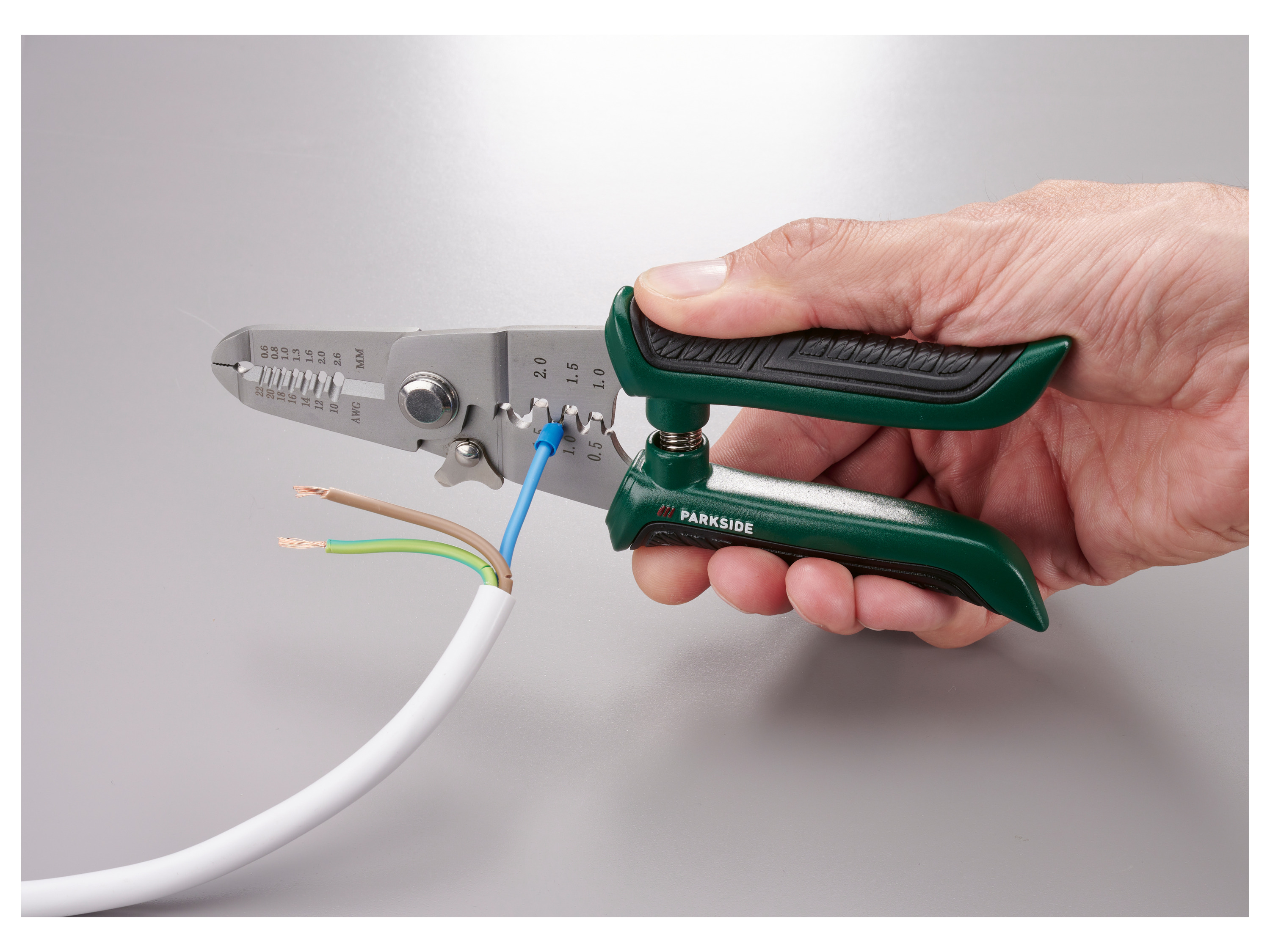 Thumbnail - PARKSIDE® Multi-Abisolierzange 180 mm / Kabelschere 180 mm / Kabelschere 205 mm (Multi-Abisolierzange 180mm)