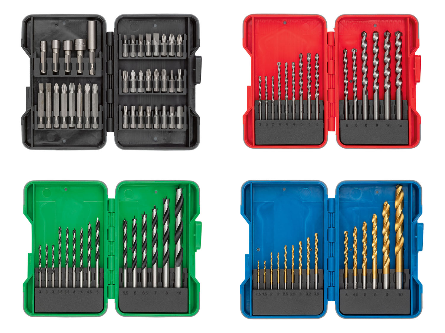 Pbb Set Parkside® Bit-/Bohrer-Set Pbbs 2 A1 43-Teilig – DNHQH