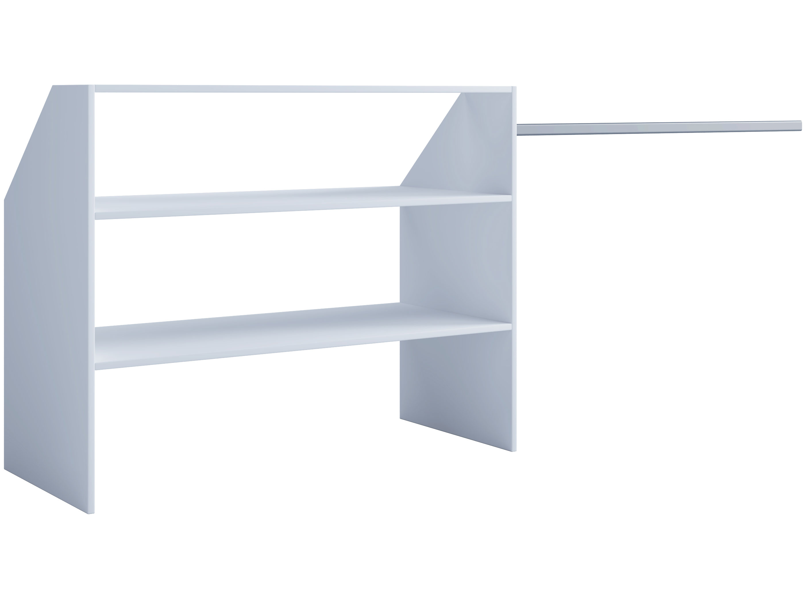 VCM Regal Dacho (Dachschrägenregal, Weiß) | 04051814376290