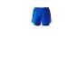 Blaue Sportshorts mit schwarzem Einsatz und Reißverschluss