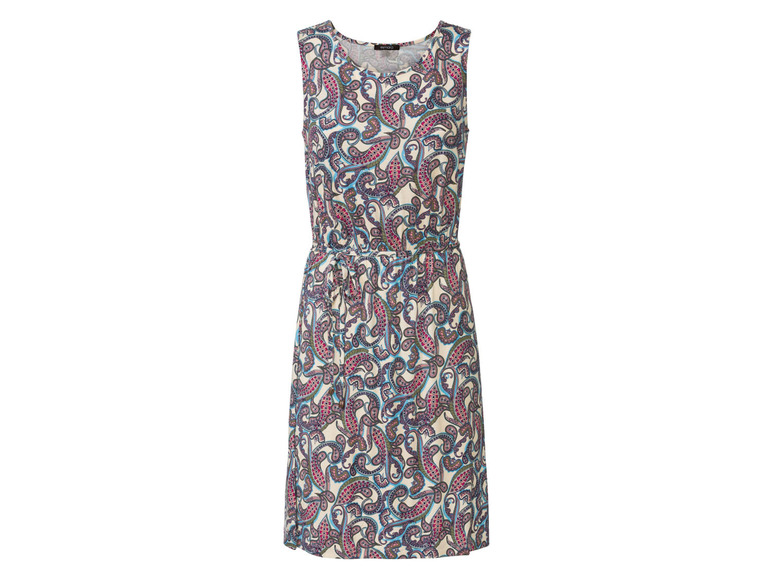 esmara® Damen Kleid, mit Rundhalsausschnitt