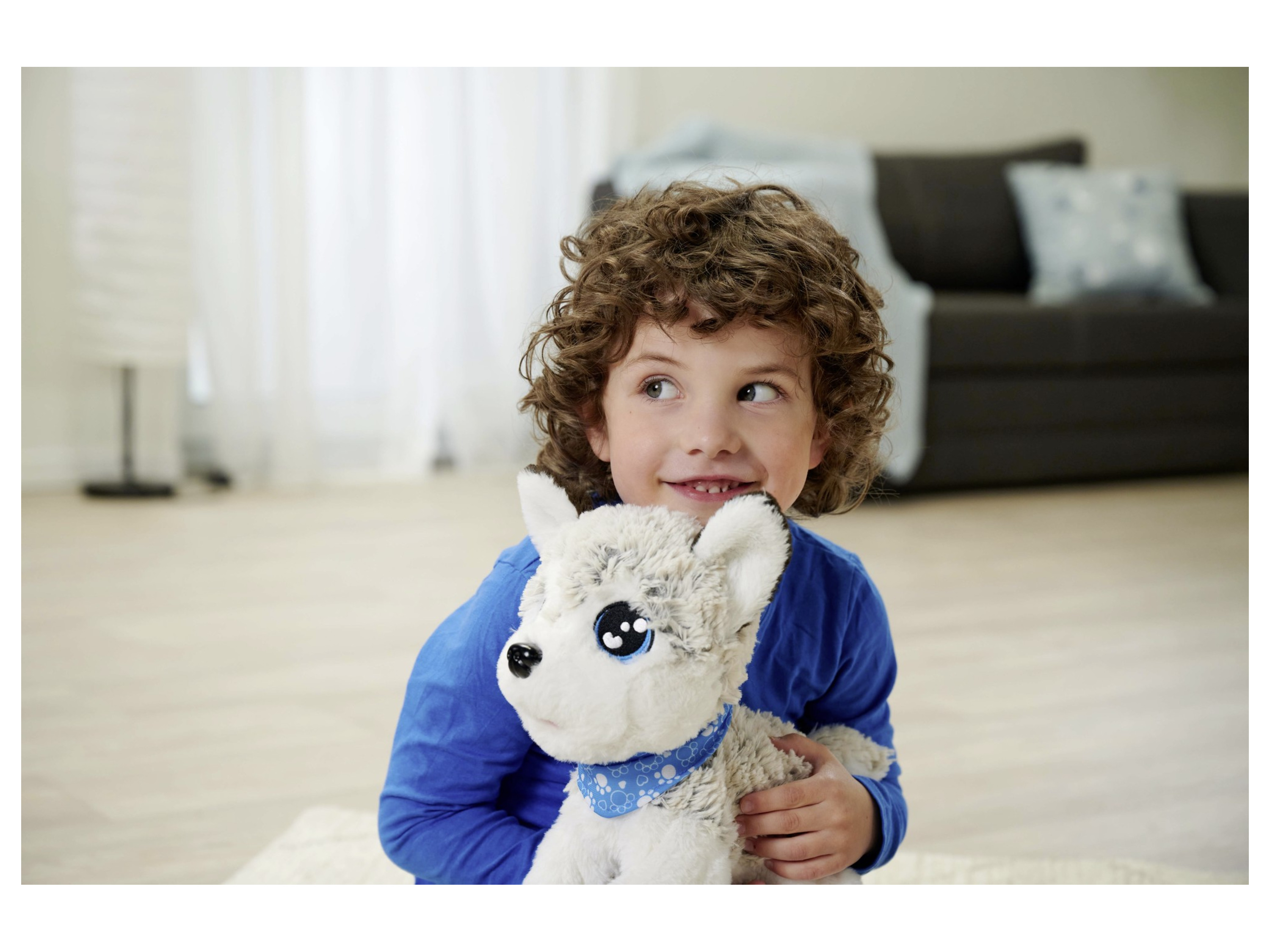 SIMBA Kuscheltier Chi Chi Love Happy Husky, mit Funktion – Bild 4 von 4