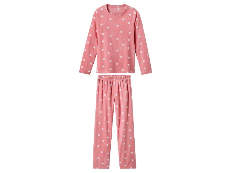 Rosa Pyjama mit weißen Punkten