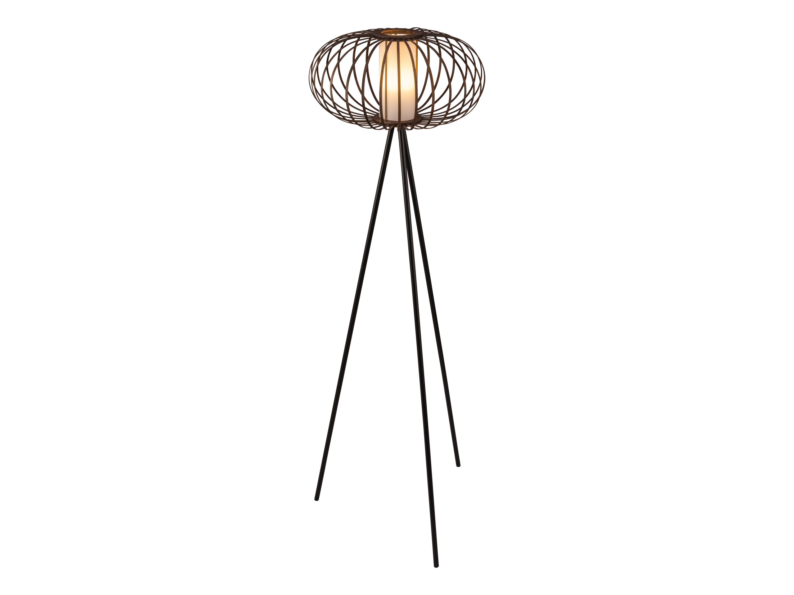 Thumbnail - LIVARNO home Stehleuchte Rattan LED (dunkel)