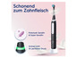 Oral-B io elektrische Zahnbürste mit sensiblen Reinigungsmodi.