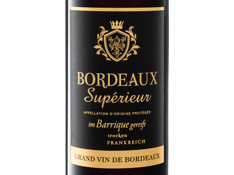 Gehe zu Vollbildansicht: Bordeaux AOP Supérieur trocken, Rotwein 2021 - Bild 2
