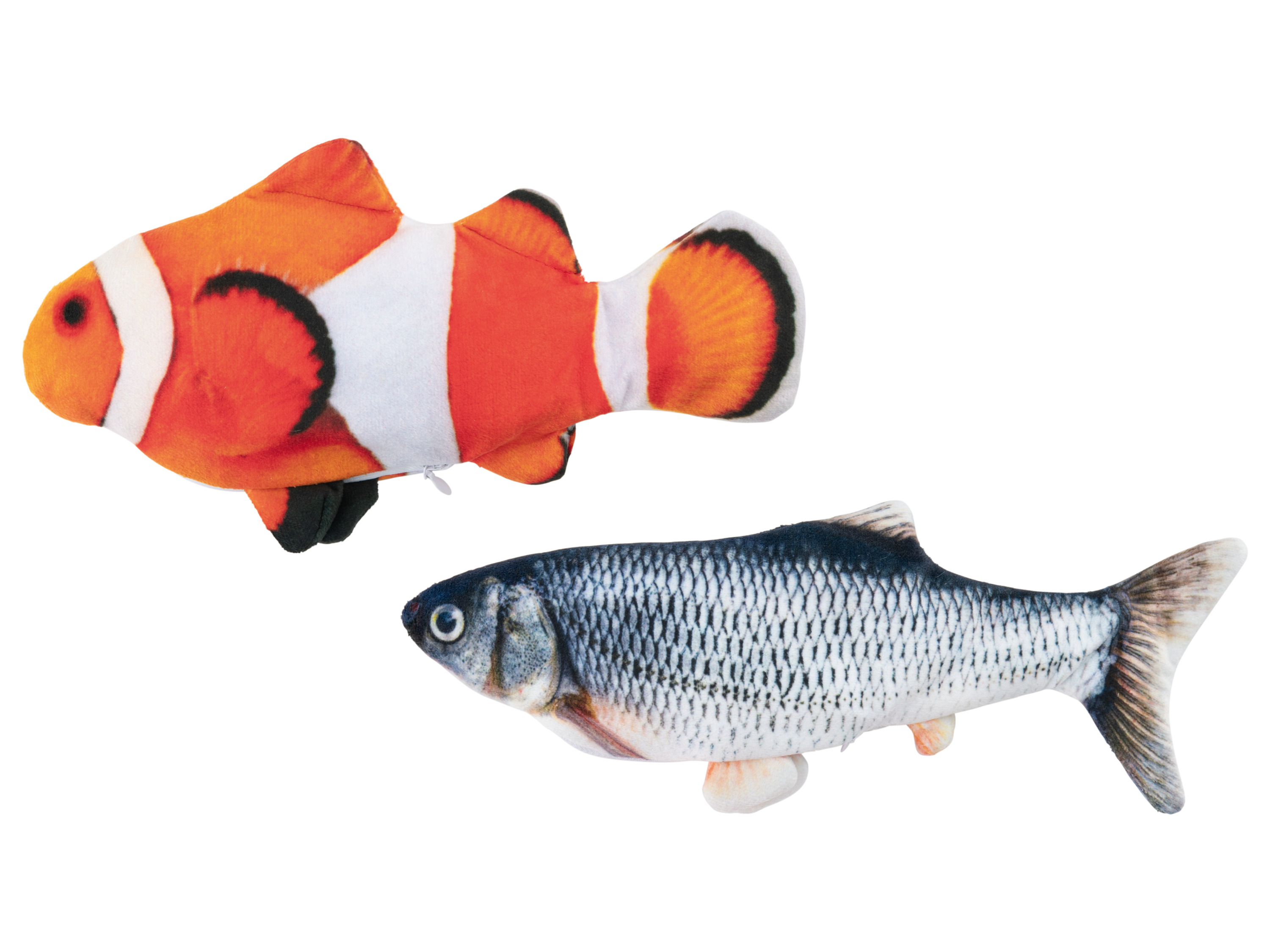 zoofari® Katzenspielzeug elektronisch (Fisch 2er Set)““ | Fang die Schnur