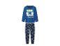 Blauer Sonic the Hedgehog Langarm-Pyjama mit dem Text „SONIC UNSTOPPABLE“.
