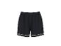 Schwarze Sporthose mit weißem Saum