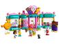 LEGO Friends Set mit Süßigkeitenladen, Minifiguren und Zubehör.