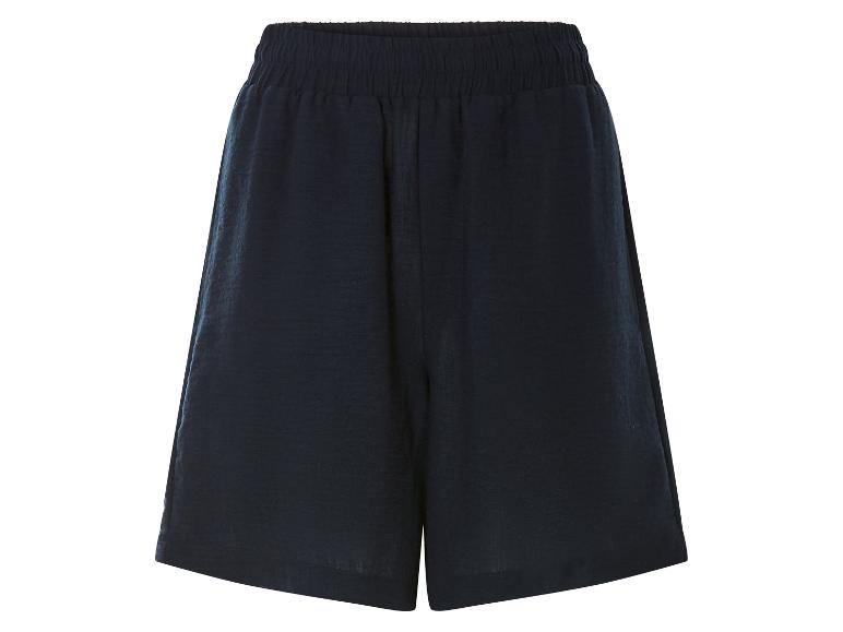 Dunkle Stoffshorts im Casual-Stil.