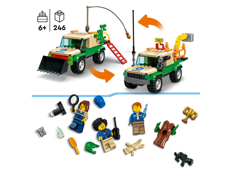 Gehe zu Vollbildansicht: LEGO® City 60353 »Tierrettungsmissionen« - Bild 4