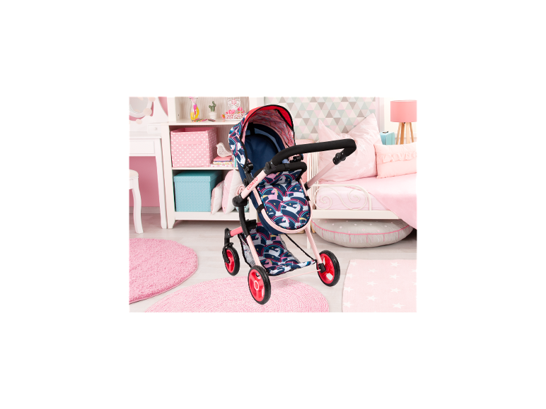 BAYER DESIGN Kombi-Puppenwagen Neo Vario Unicorn Cosatto in einem Kinderzimmer