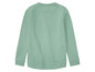 Ein hellgrüner Langarmsweater für Kinder.