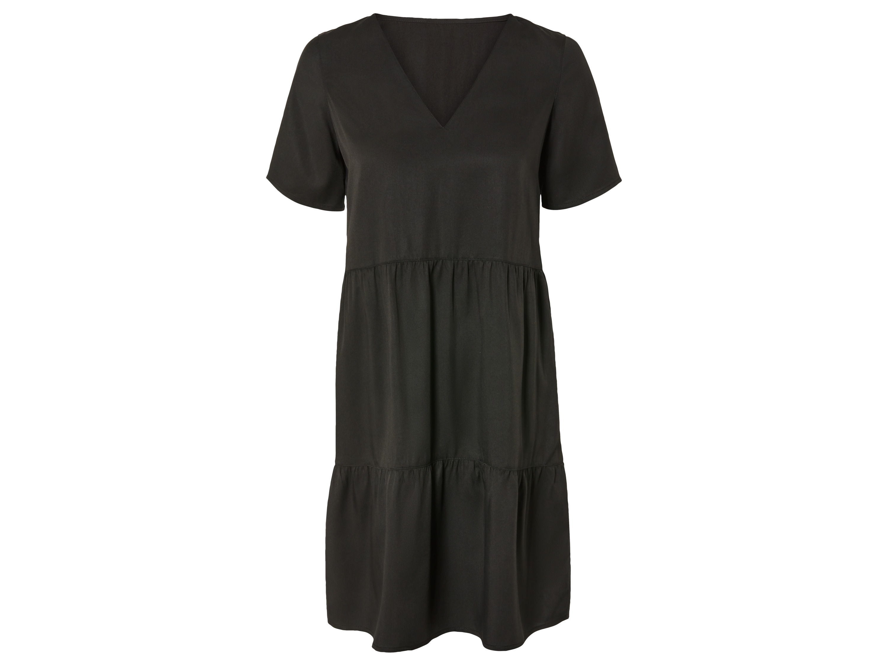 esmara® Damen Kleid kurz (Schwarz, 40) | 04335747033032