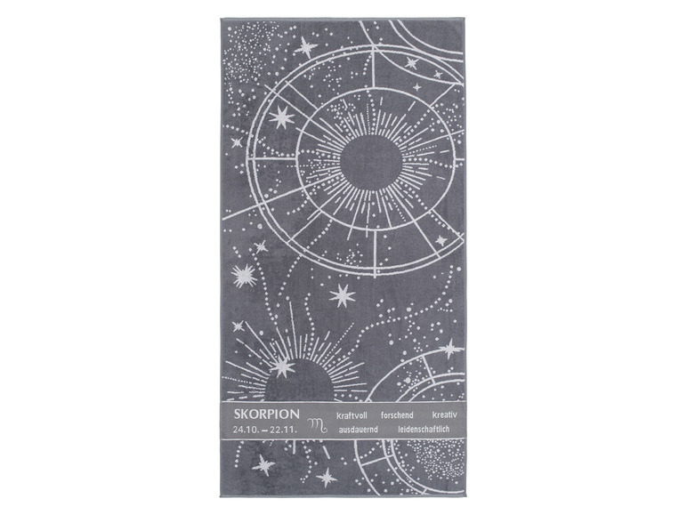 Gehe zu Vollbildansicht: Gözze Saunatuch »Sternzeichen«, reine Baumwolle, 80 x 180 cm - Bild 47