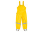 Gelbe Regenhose mit Hosenträgern für Kinder.