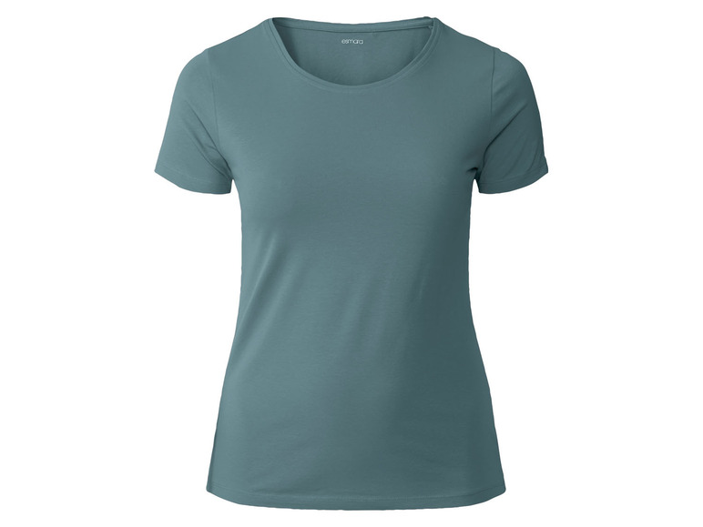 Gehe zu Vollbildansicht: esmara® Damen T-Shirts, 2 Stück, mit hohem Baumwollanteil - Bild 11