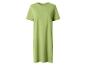 Limettengrünes T-Shirt-Kleid mit kurzen Ärmeln