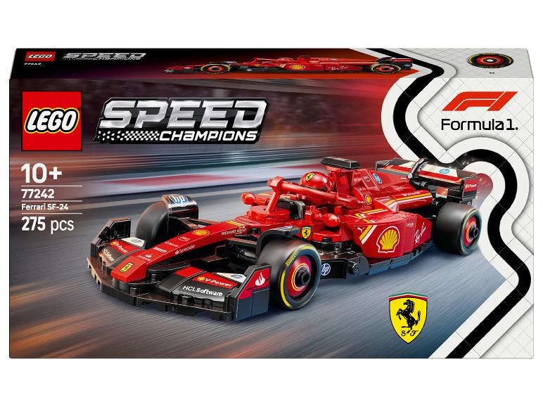 LEGO Speed Champions Ferrari SF-24 Set mit 275 Teilen, für Alter 10+