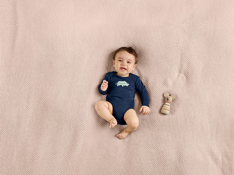 Gehe zu Vollbildansicht: lupilu Baby Jungen Bodies, langarm, 5 Stück, aus reiner Bio-Baumwolle - Bild 10