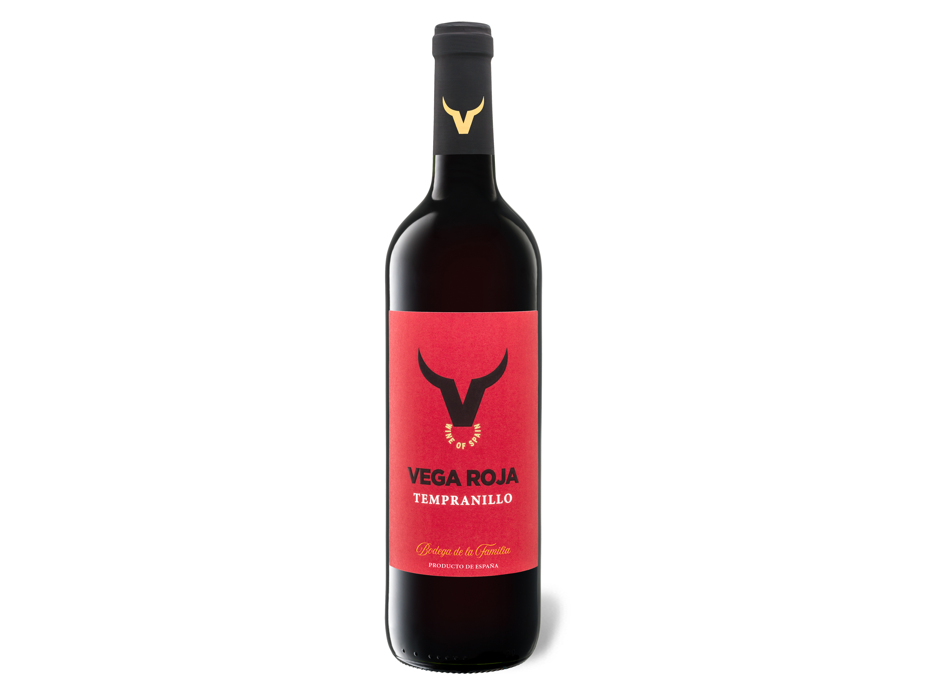 Vega Roja Tempranillo Valdepeñas DO trocken, Rotwein 2021 Wein & Spirituosen Lidl DE
