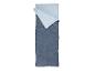 Crivit Schlafsack, blau und grau, zum Campen.
