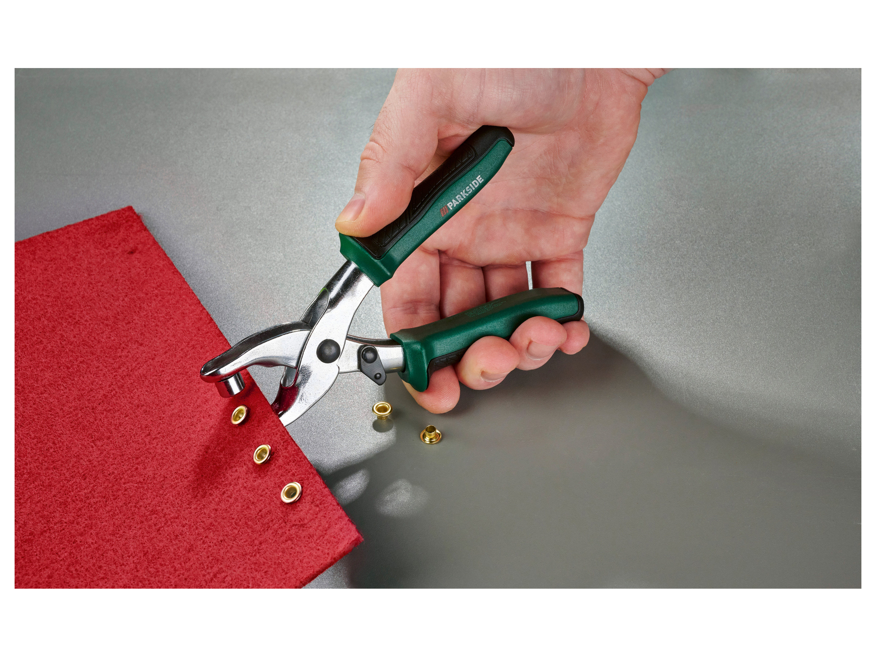 Thumbnail - PARKSIDE® Loch- und Ösenzangen-Set