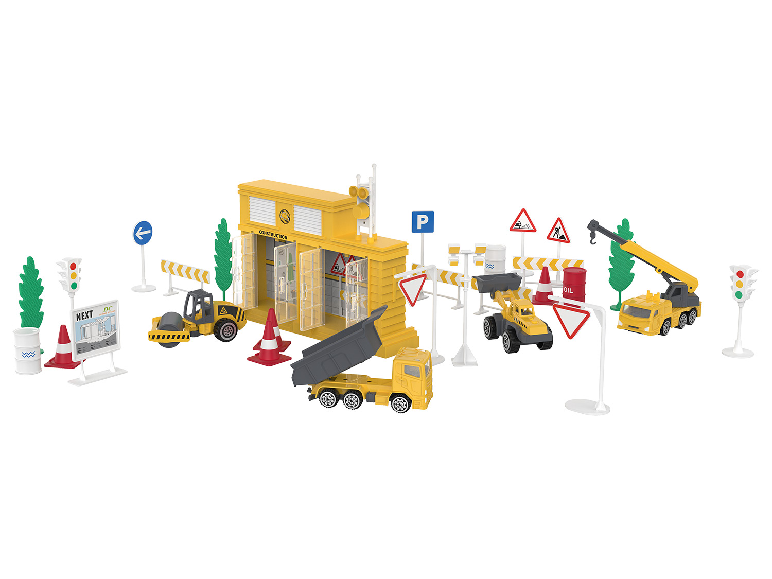 Playtive Die Cast Spieleset Themenwelt (Baustelle) | 04058143000827