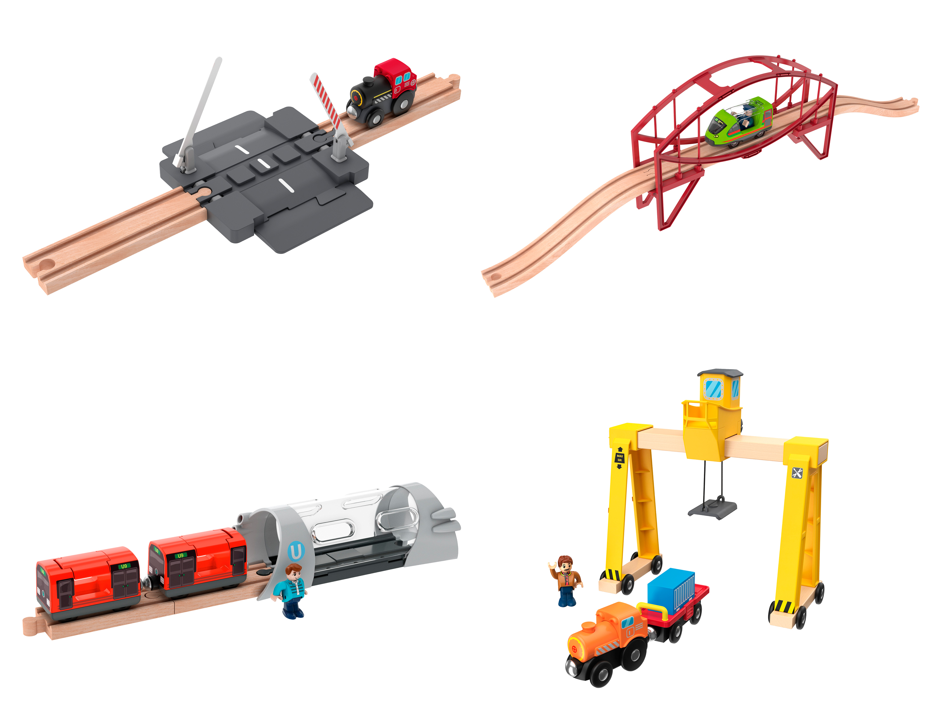 Playtive Eisenbahn Erweiterungs-Set