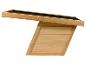 Holzdach für Hochbeet oder Gewächshaus mit Bitumenabdeckung.